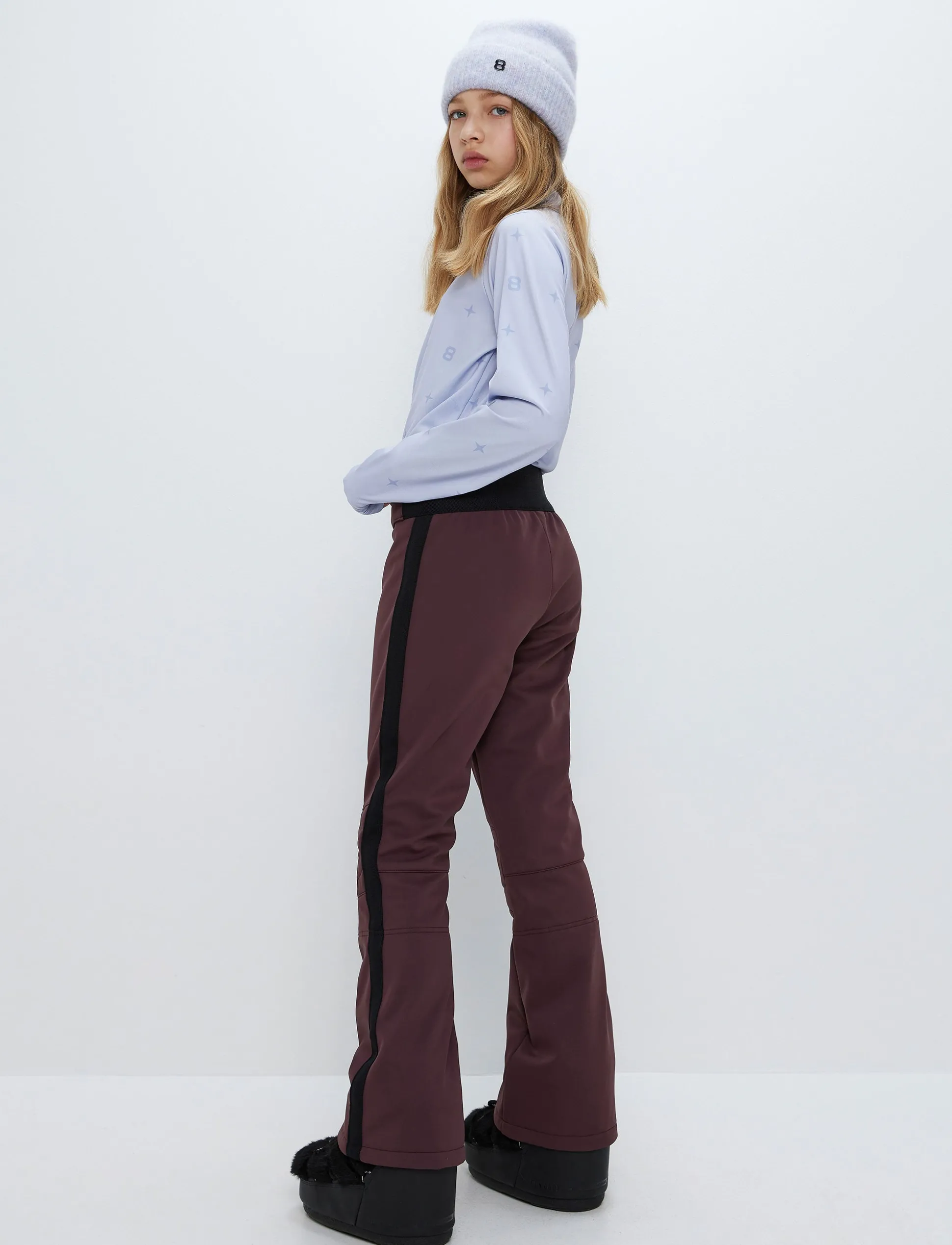 Annbell Star Jr Pant - Dk Burgundy