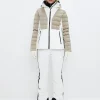 Audrey W Ski Jacket - Blanc/Lt Beige