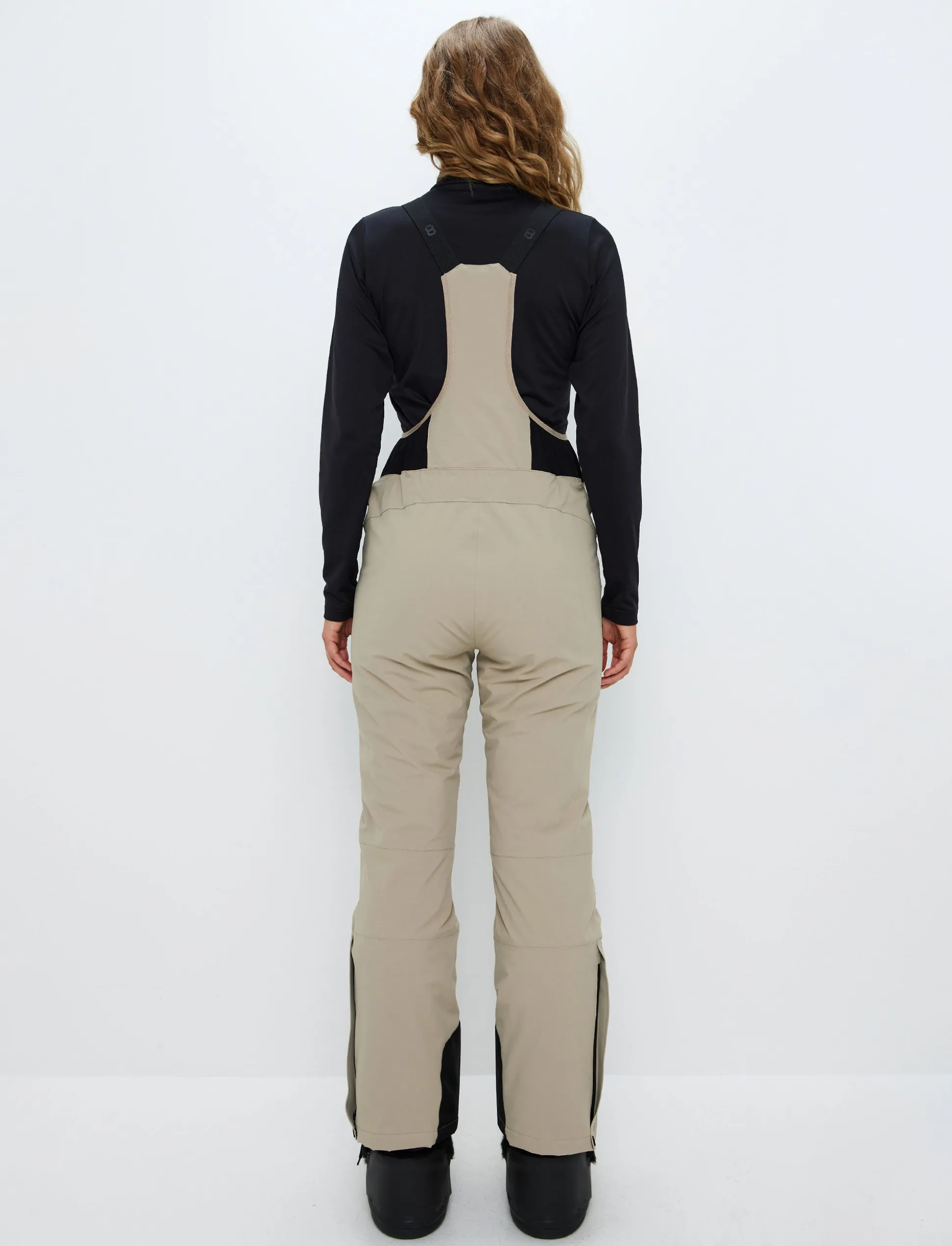 Daniella 2.0 W Bib Pant - Lt Beige