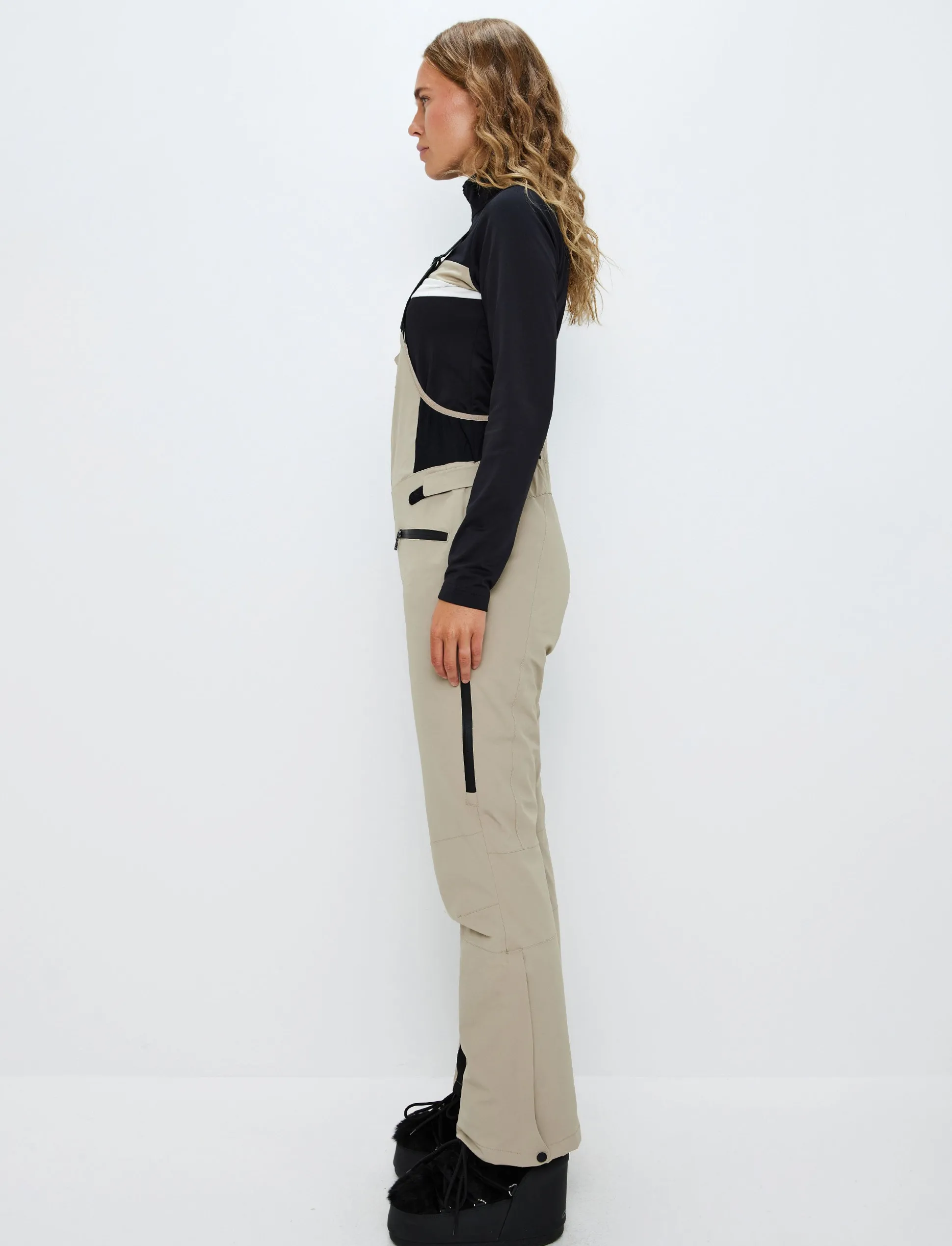 Daniella 2.0 W Bib Pant - Lt Beige