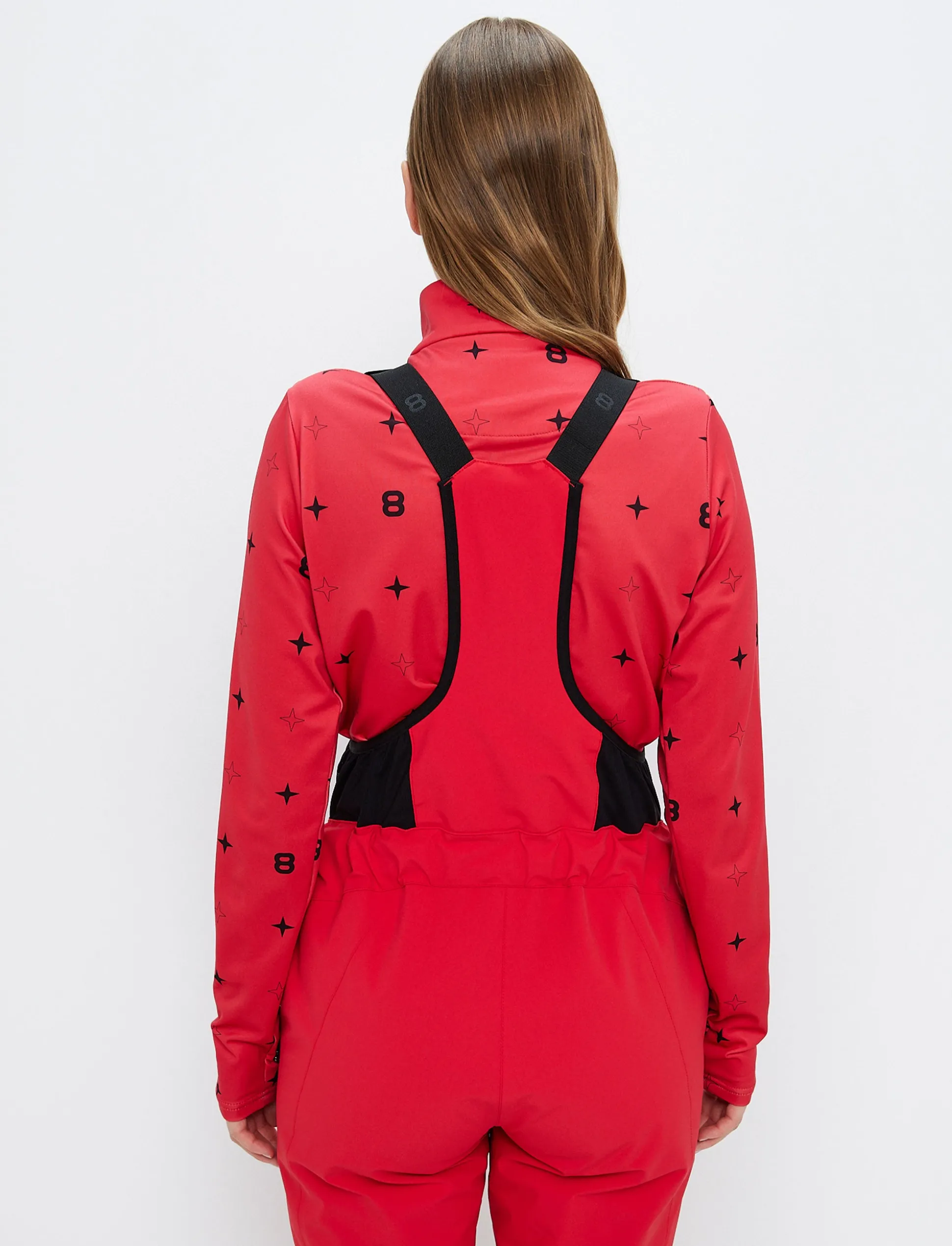 Daniella 2.0 W Bib Pant - Poinsetta Red