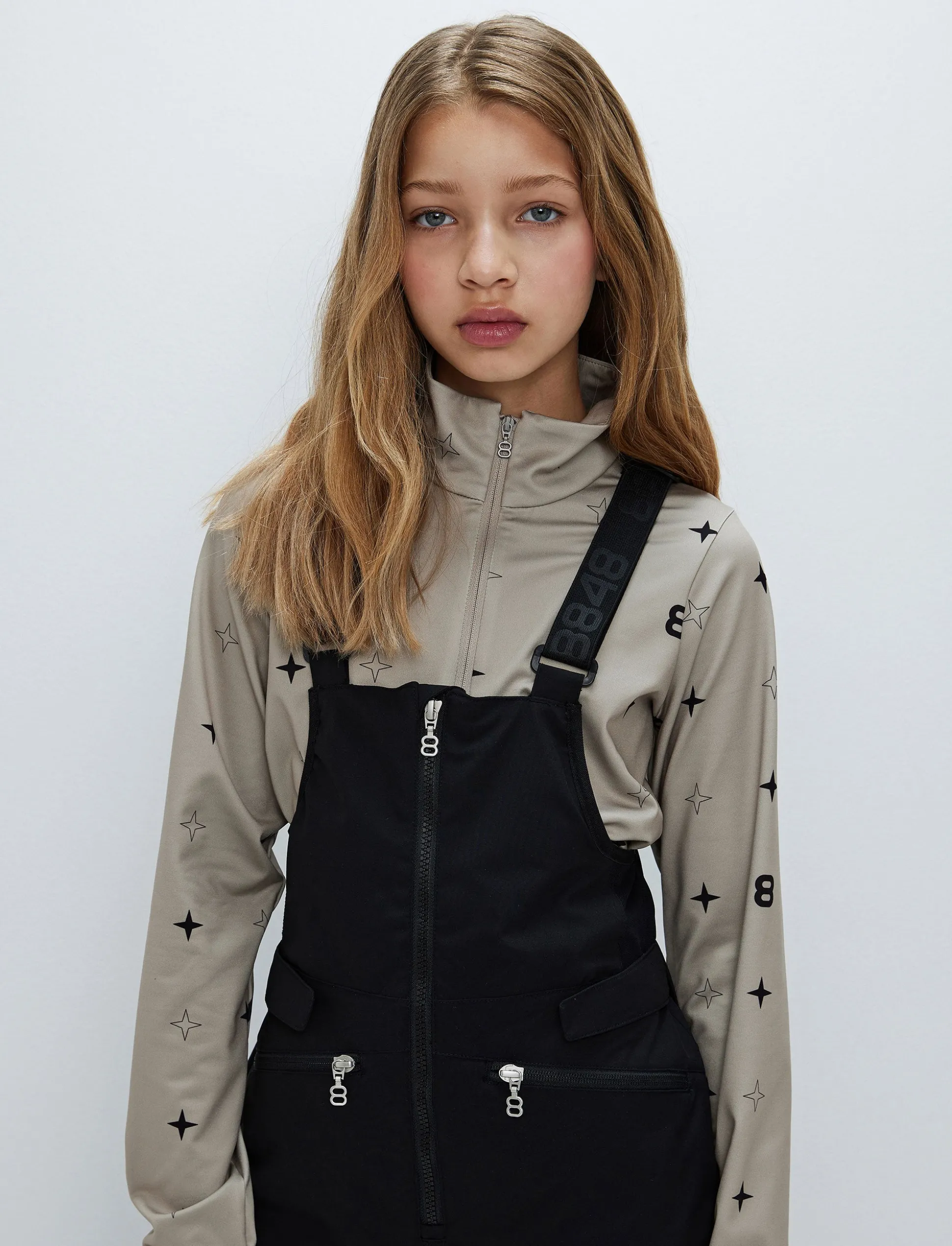 Ella JR Bib Pant - Black