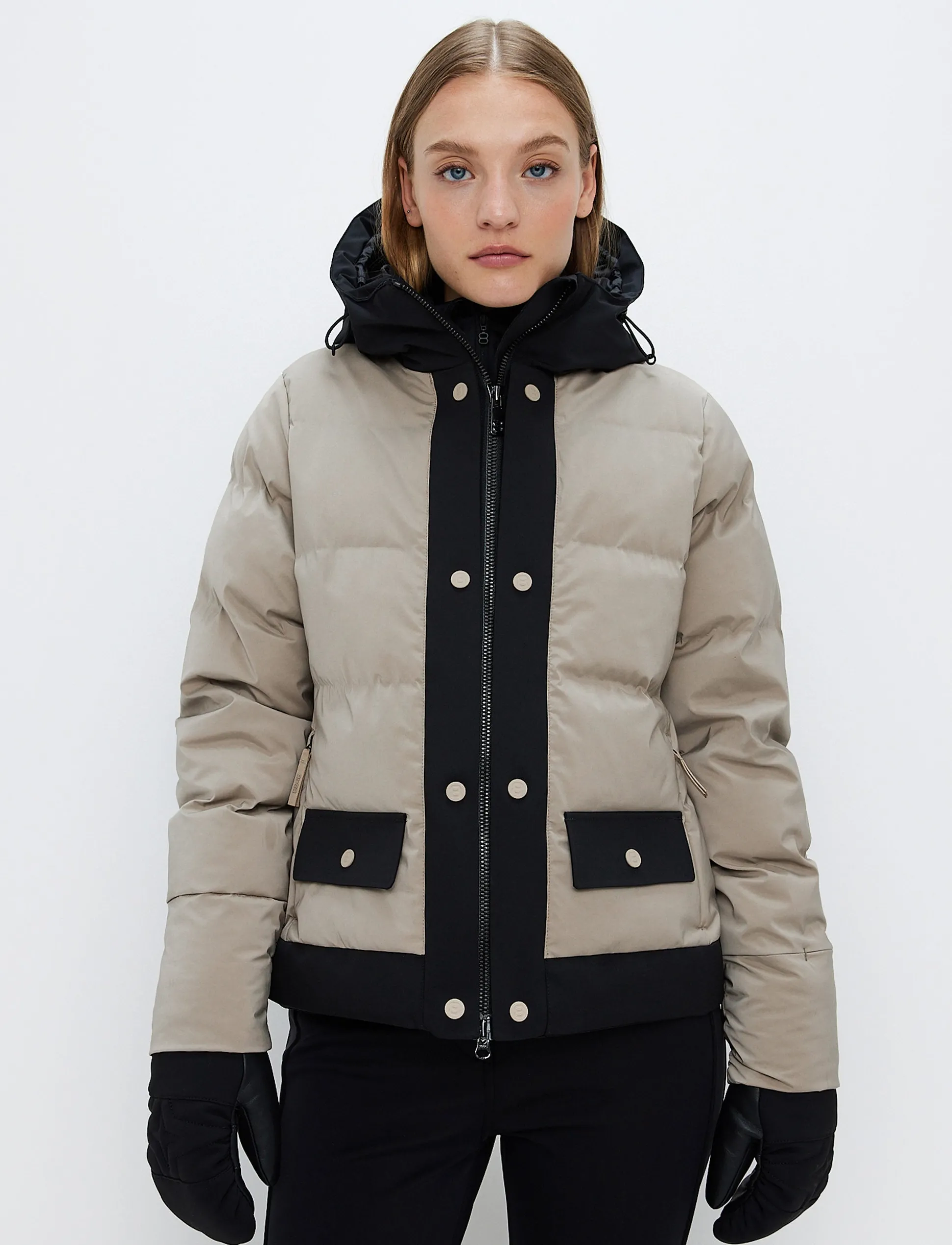Harlow W Ski Jacket - Lt Beige