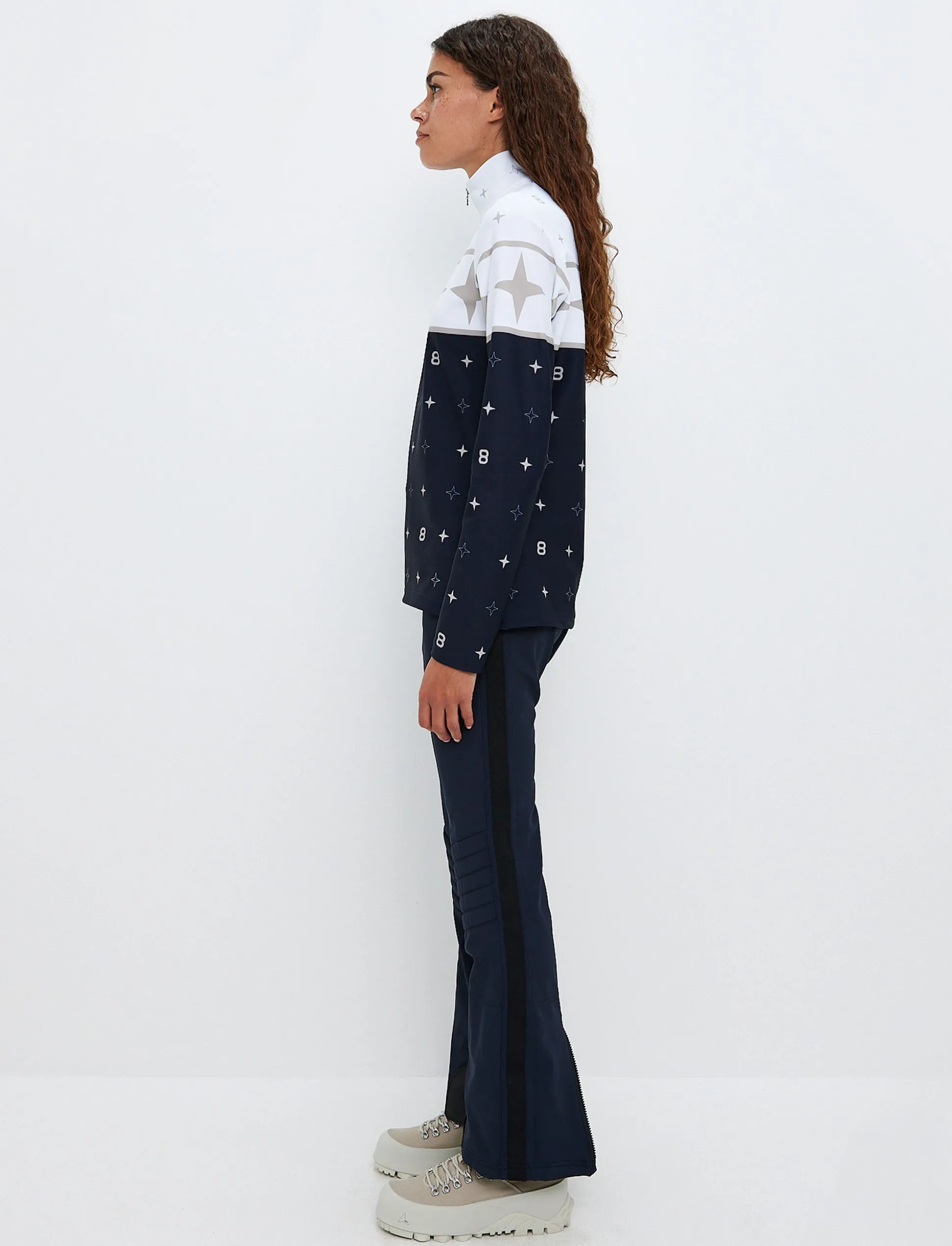 Leni W Ski Sweat - Navy
