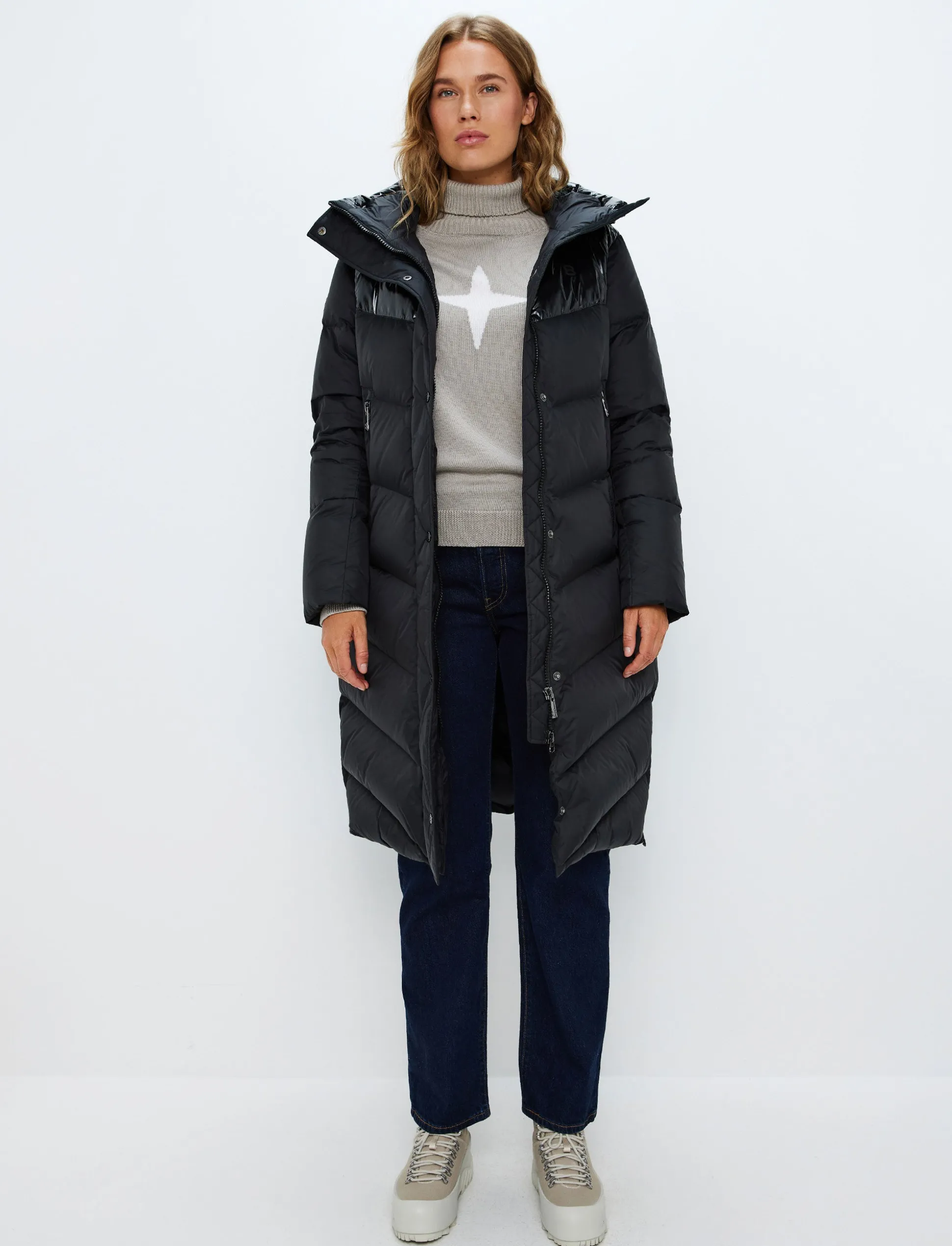 Milano W Down Coat - Black