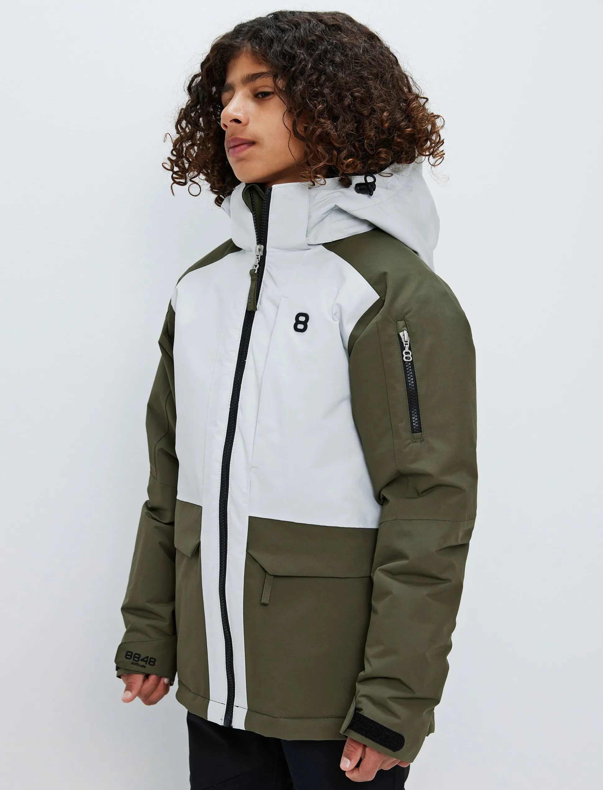 Miles JR Ski Jacket - Army Green