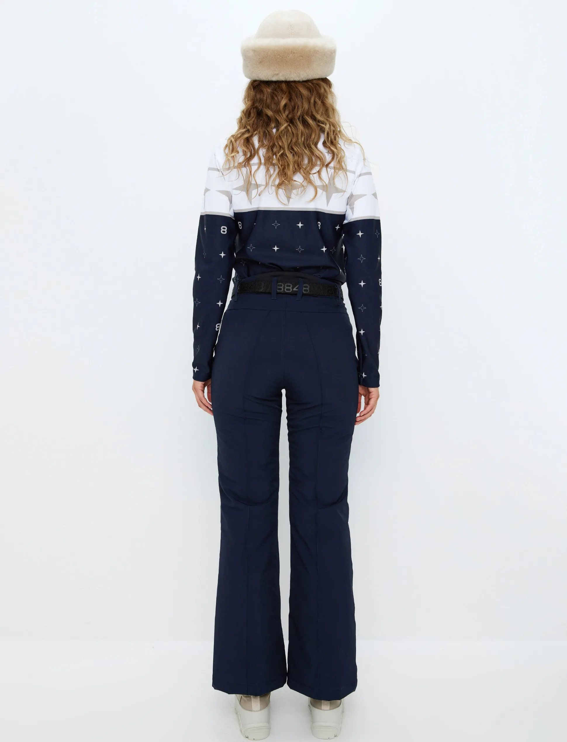 Mira Flare Ski Pant - Navy