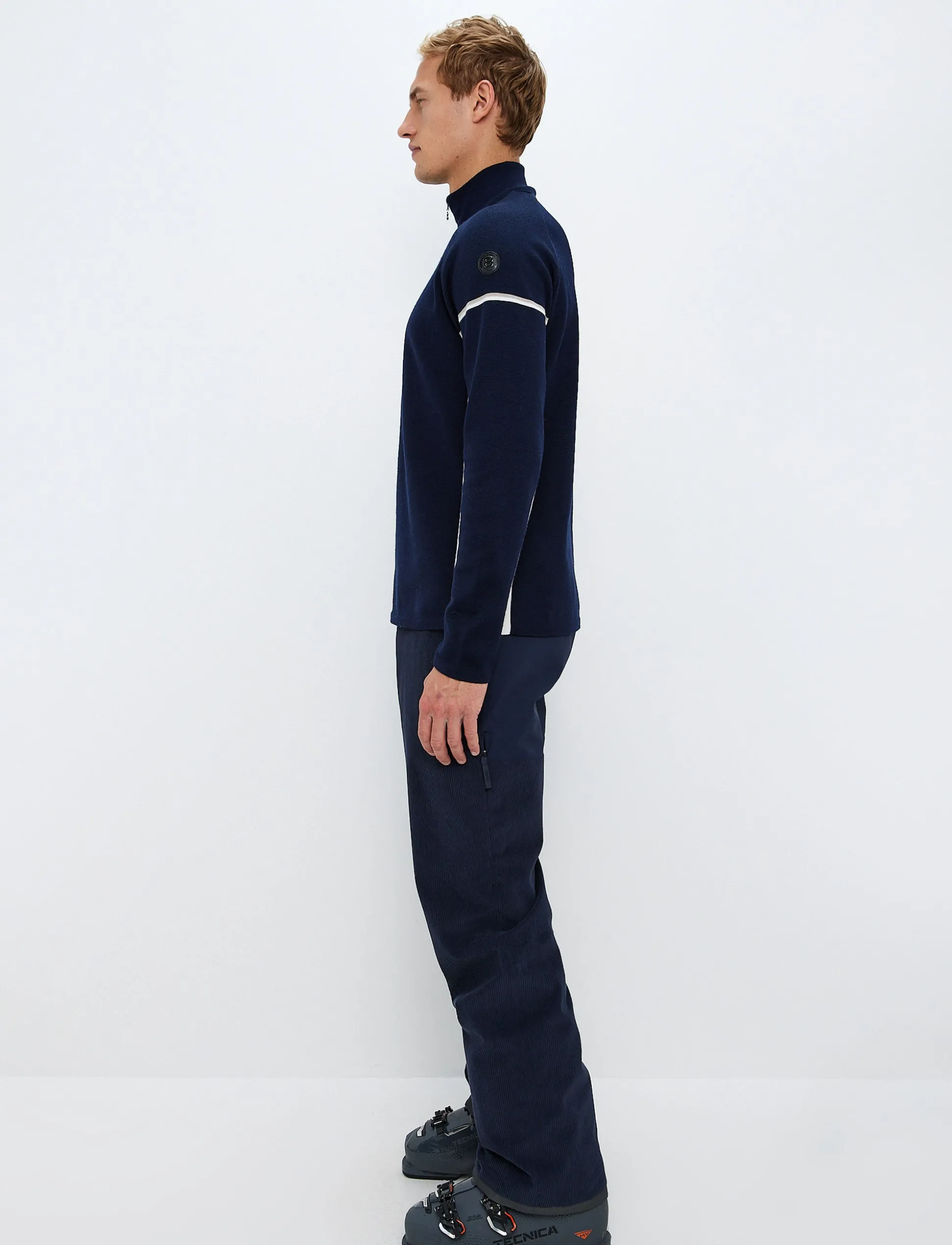 Moritz Merino Sweat - Navy