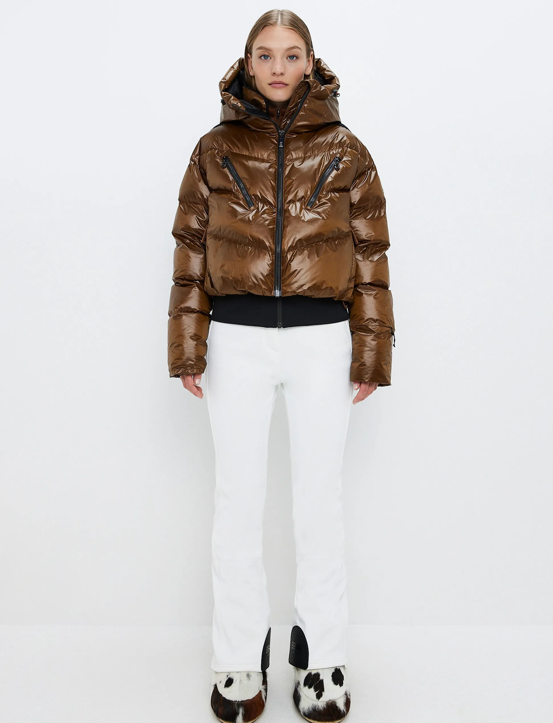 Noelle W Ski Jacket - Cashmere Brown