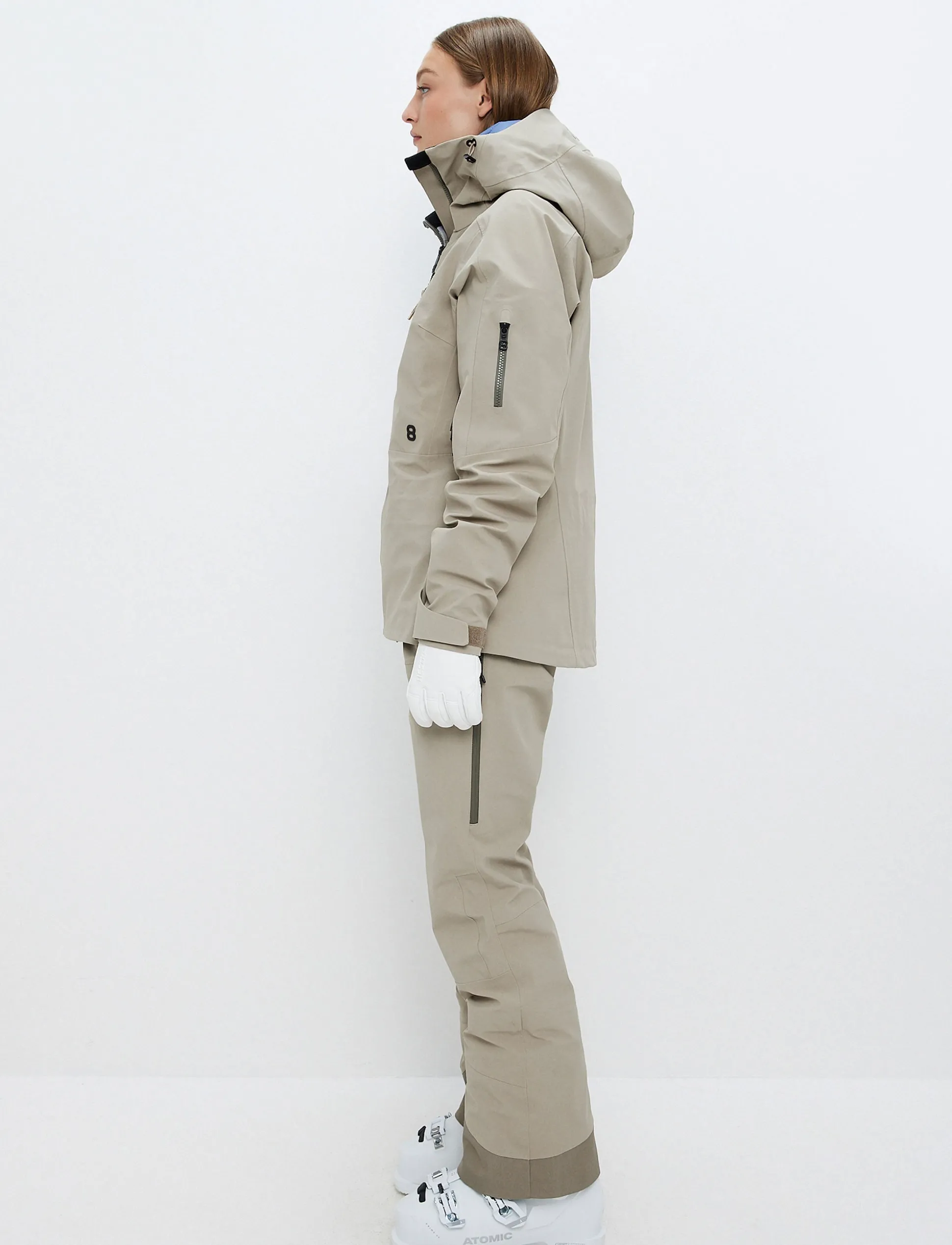 Pow 3.0 W Shell Jacket - Lt Fallen Rock