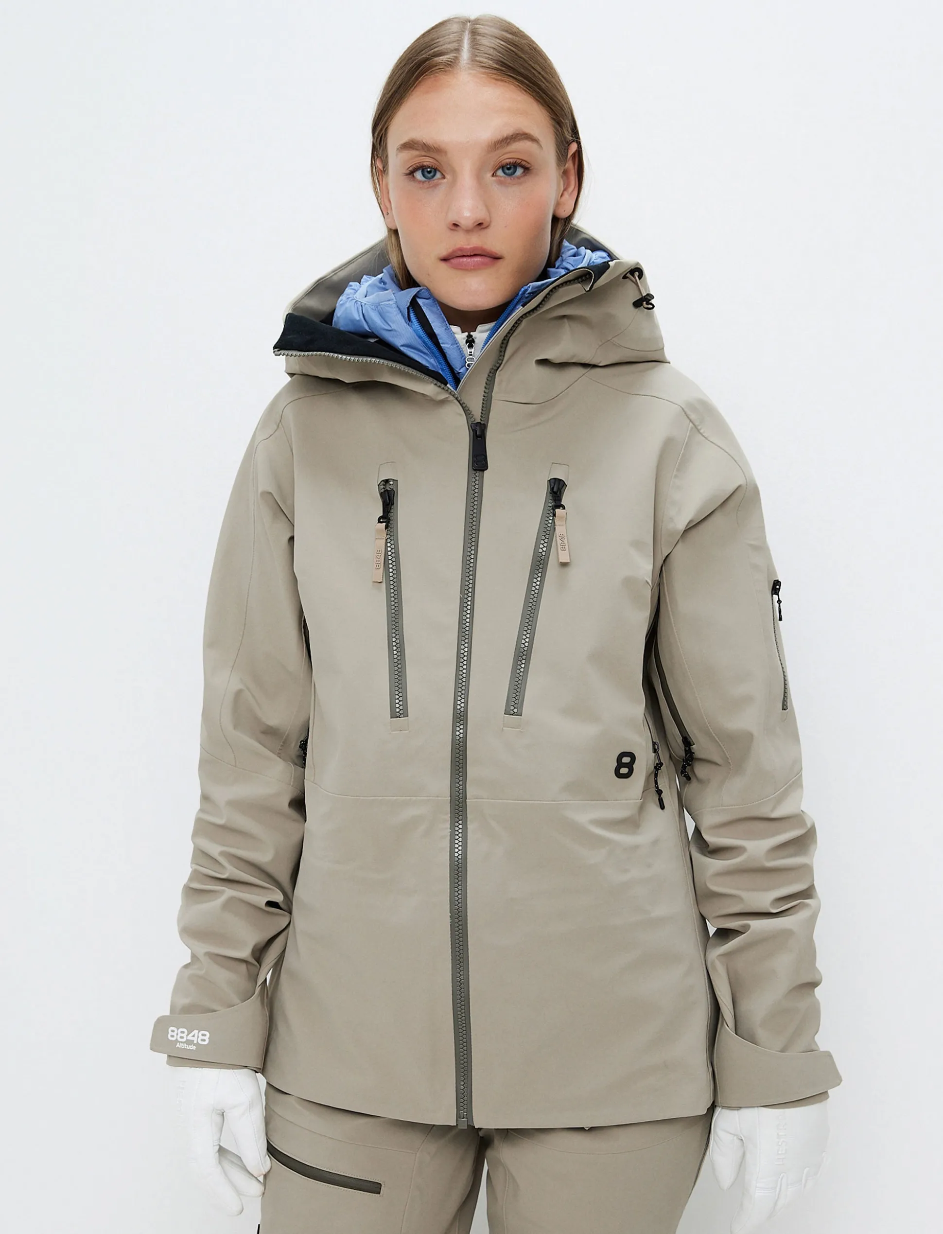 Pow 3.0 W Shell Jacket - Lt Fallen Rock