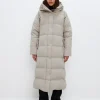 Ruth W Down Coat - Lt Beige
