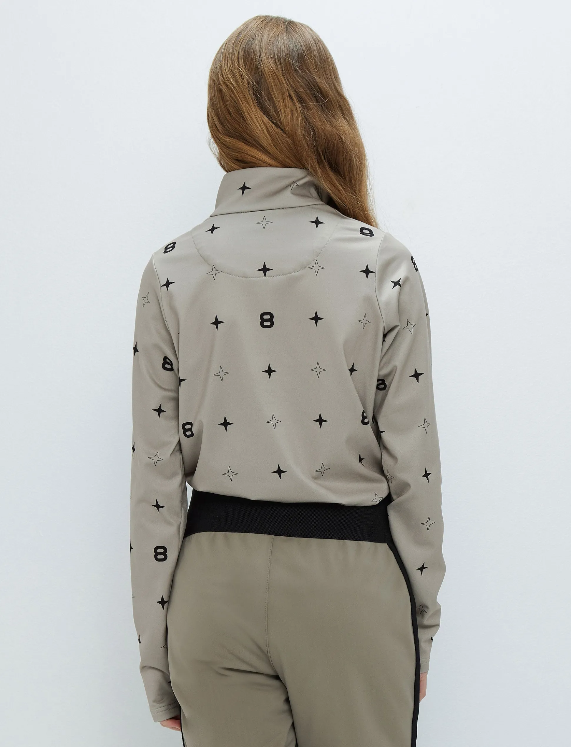 8 Star Jr Sweat - Lt Beige
