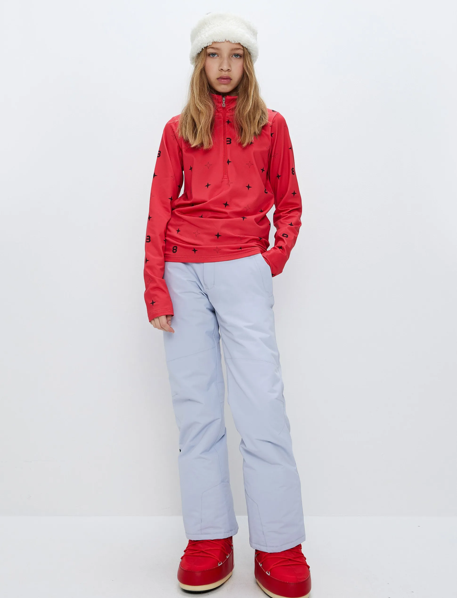 8 Star Jr Sweat - Poinsetta Red