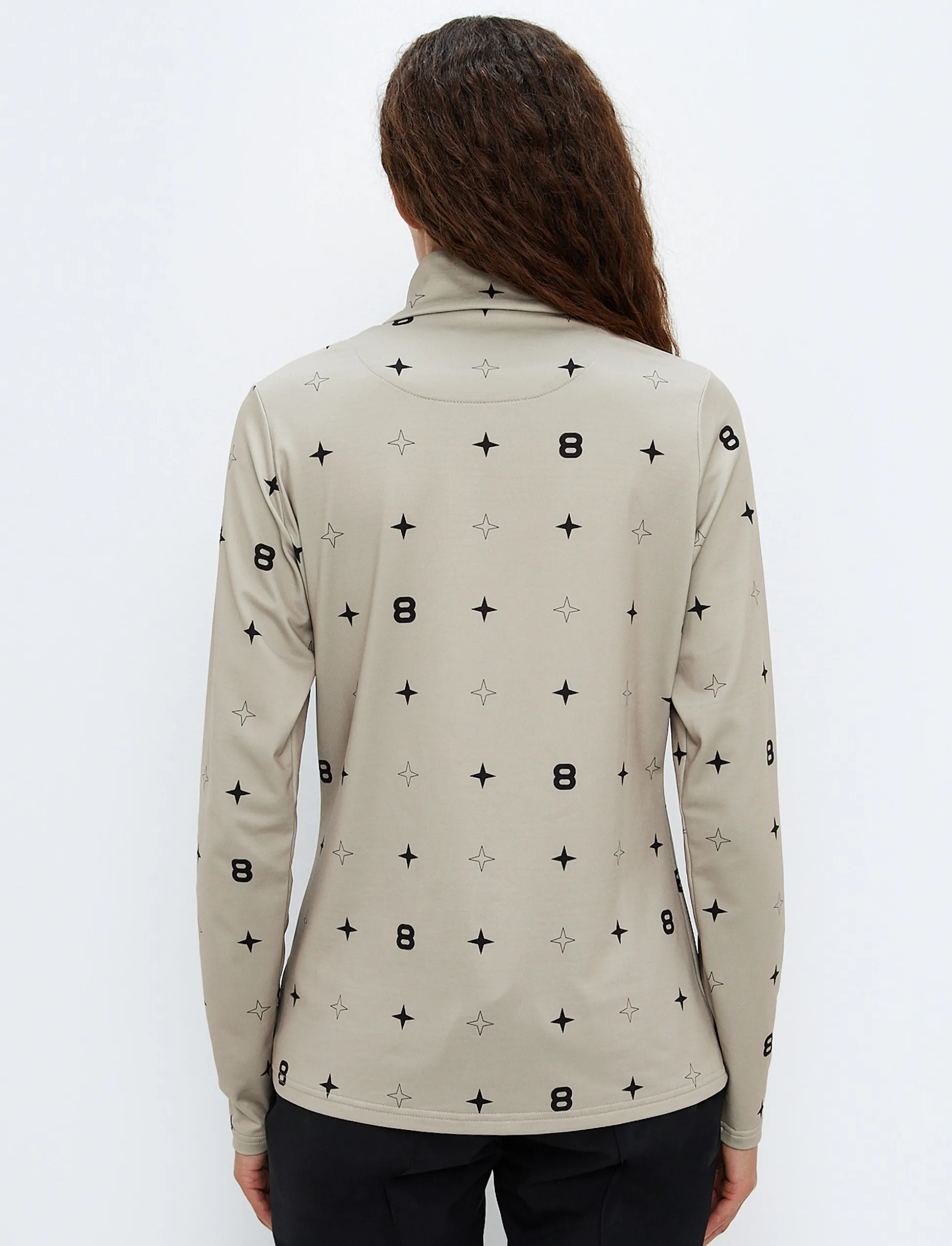 8848 Star W Sweat - Lt Beige