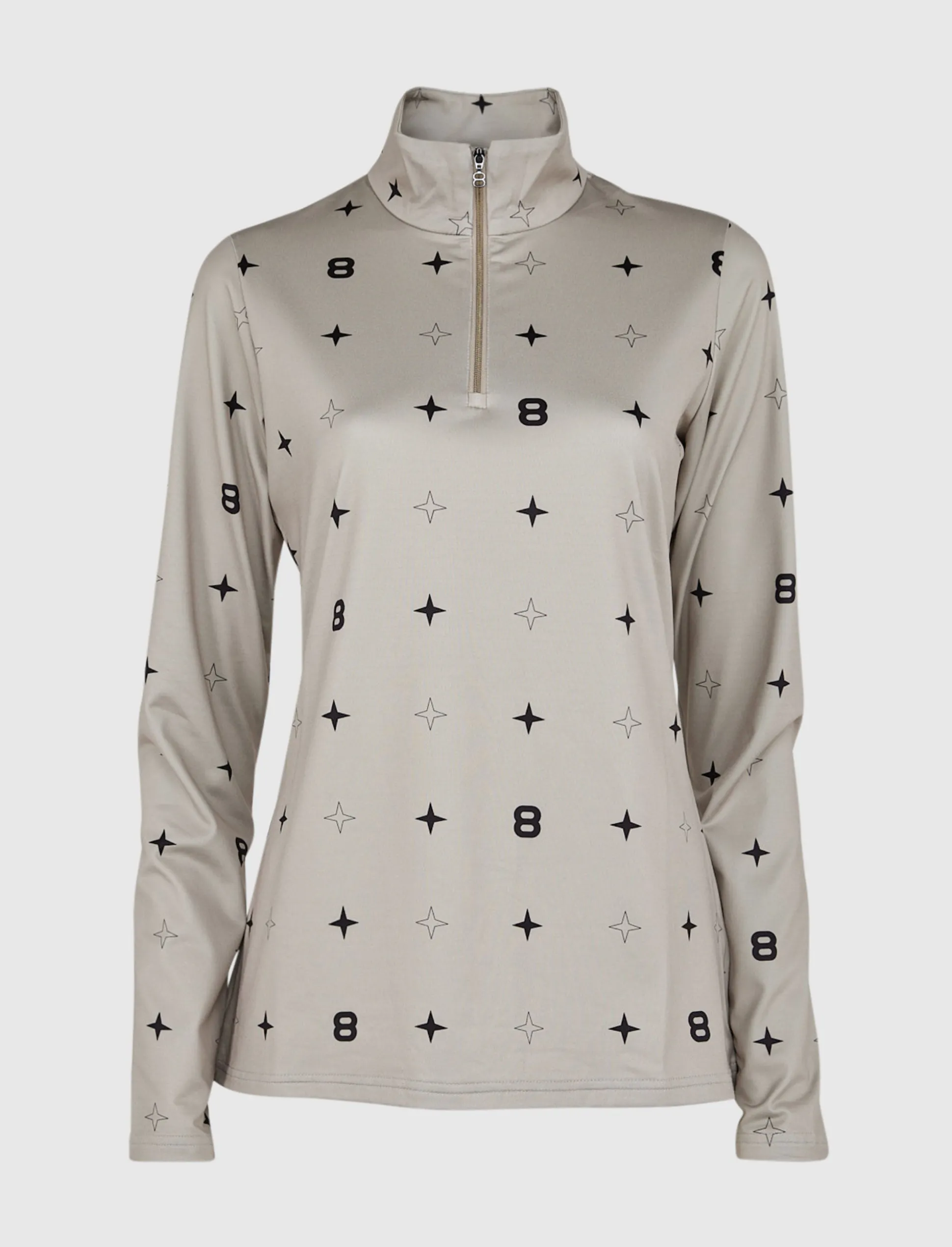 8848 Star W Sweat - Lt Beige