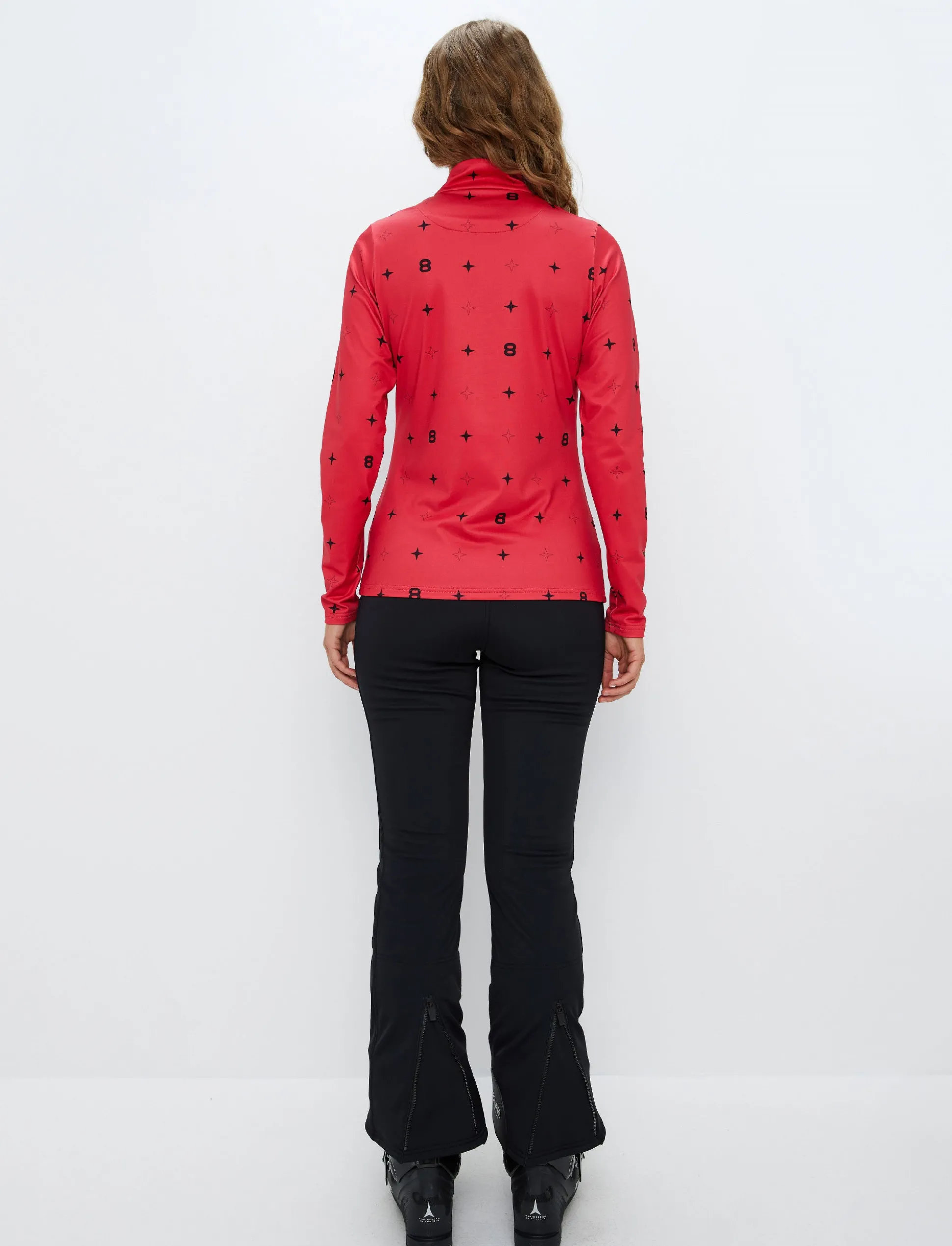 8848 Star W Sweat - Poinsetta Red