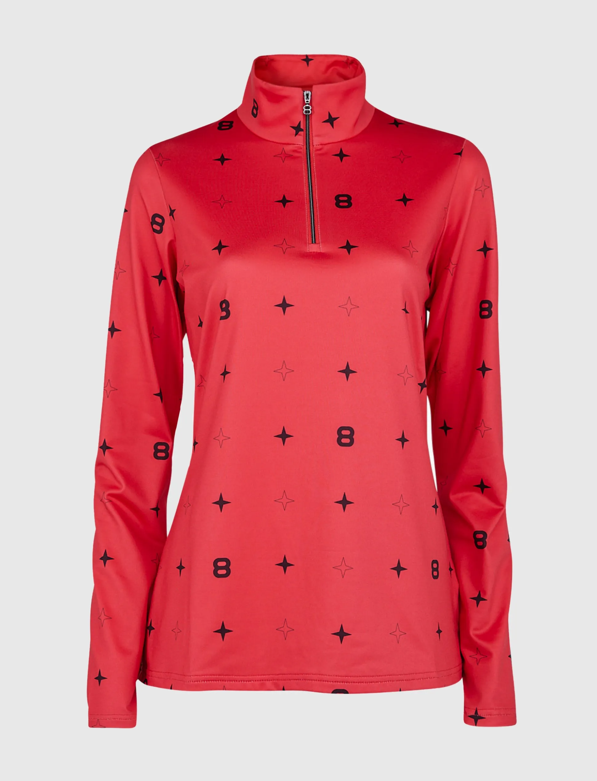 8848 Star W Sweat - Poinsetta Red