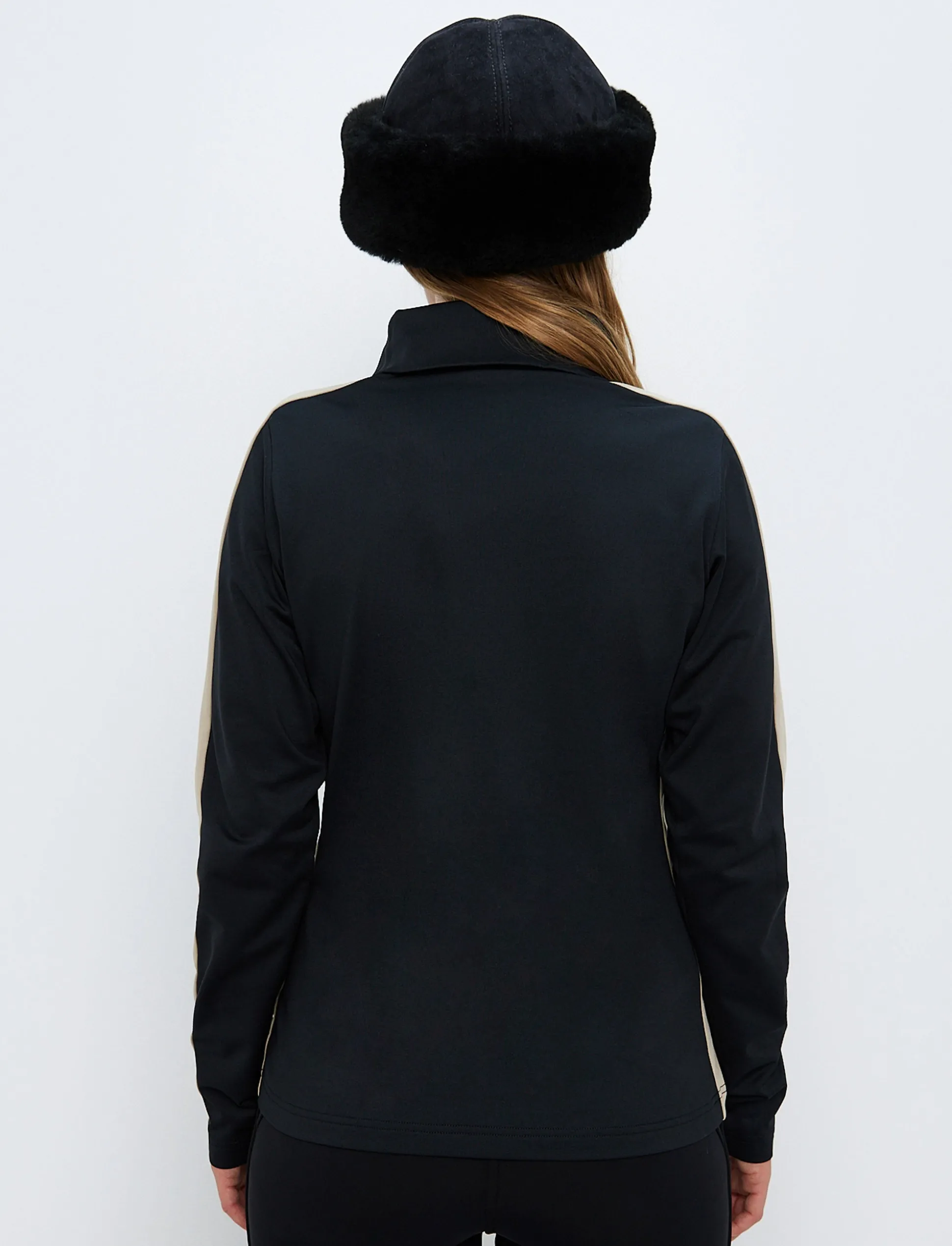 Vanessa W 1/2 Zip Sweat - Black